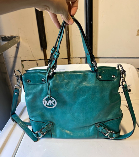 Michael kors teal satchel - kors,