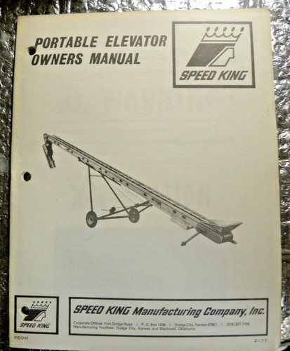 Speed king portable - speed, elevator