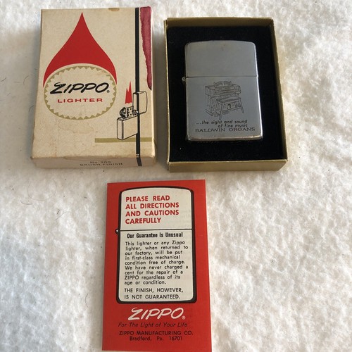 Vintage zippo baldwin - vintage, “zippo”baldwin
