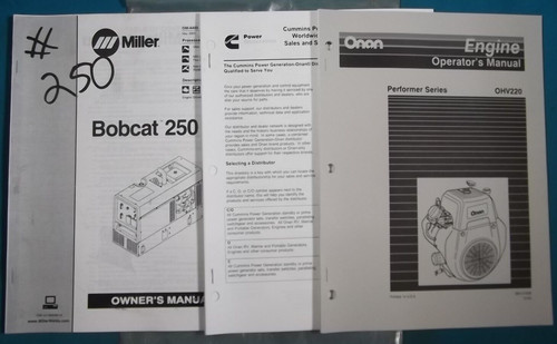 Bobcat 250 welder - bobcat, generator