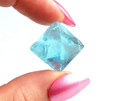 Fluorite octahedron gemmy sky - fluorite,