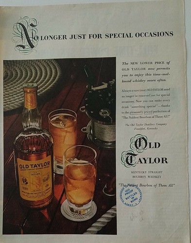 1953 bottle glasses - 1953, old