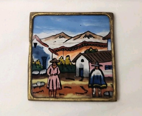 Peruvian reverse painted - peruvian, &