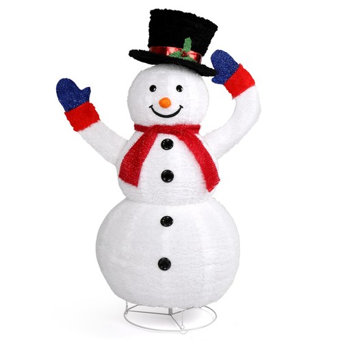 4ft lighted christmas snowman - 4ft,