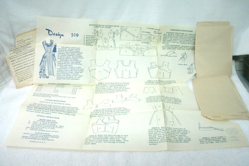 Vintage mail order pattern - mail,