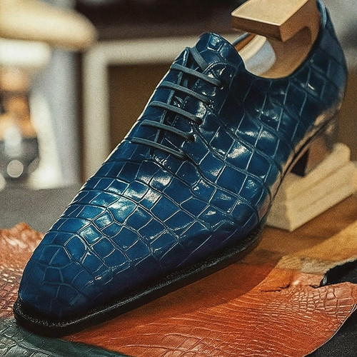 Men handmade blue - handmade,