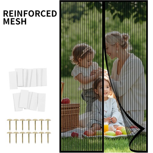 Magnetic screen door heavy - magnetic,