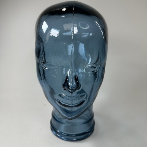 Recycled glass blue life size - life,