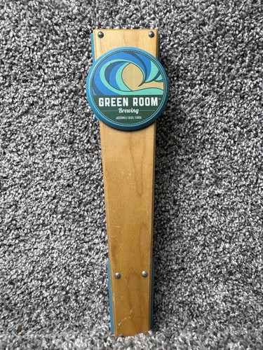 Green room brewing beer tap - green,