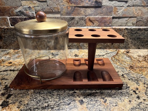 Vintage walnut wooden duk - wooden, duk-it