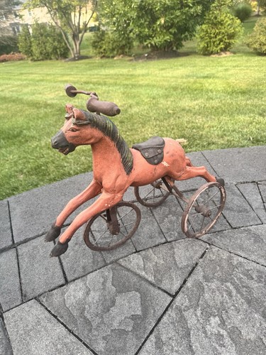 Vintage horse tricycle - vintage,