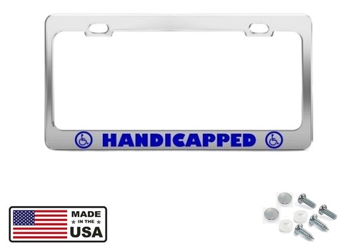 Metal license plate frame - metal,