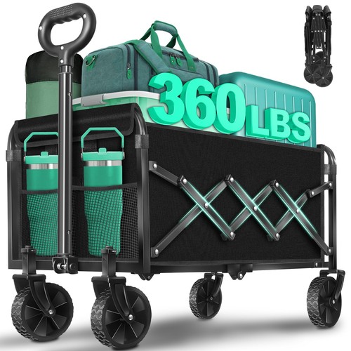 Collapsible wagon cart with - wagon,
