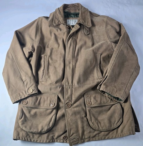 Orvis mens leather field coat - leather,