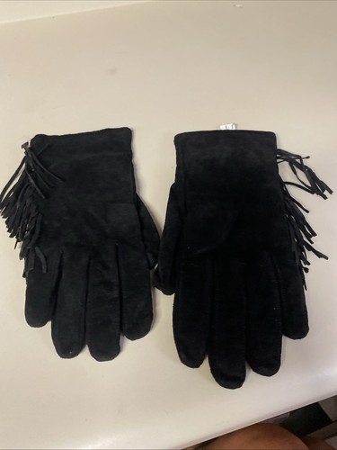 Vintage black suede - black,