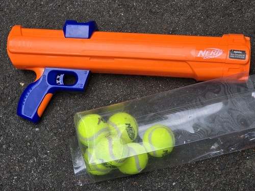 Nerf dog tennis ball gun - tennis,