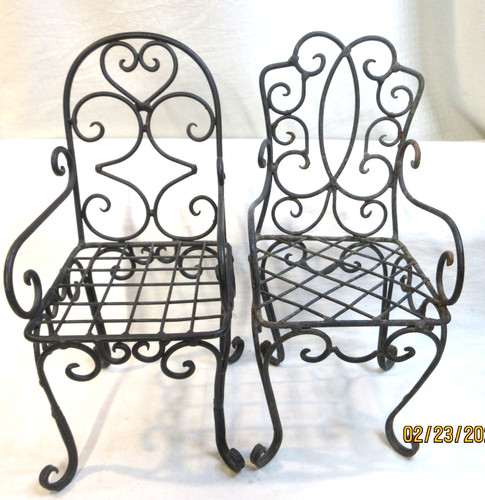 Vintage two wrought iron - two(2),