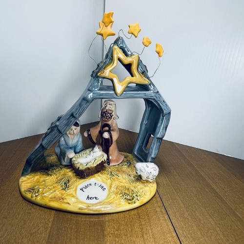 Blue sky clayworks nativity - blue,