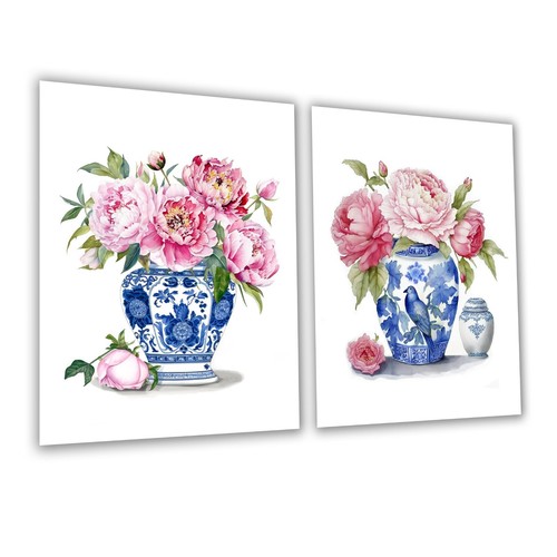 Chinoiserie ginger jar - chinoiserie,