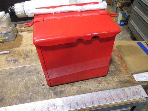 Farmall cub volt battery box - farmall,