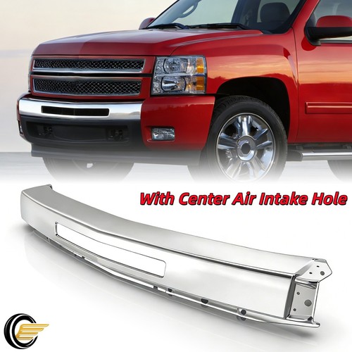 Chrome steel front bumper - chrome,