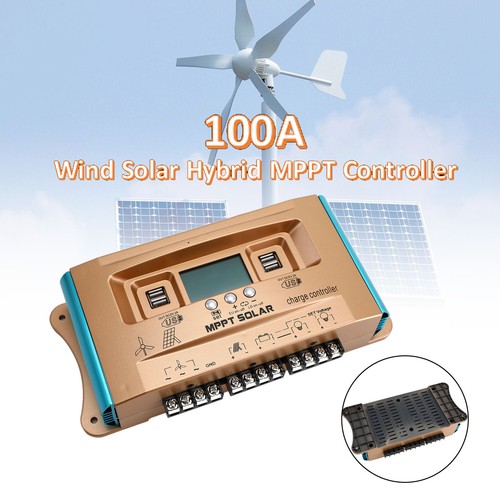 100a mppt auto dual usb - usb, wind