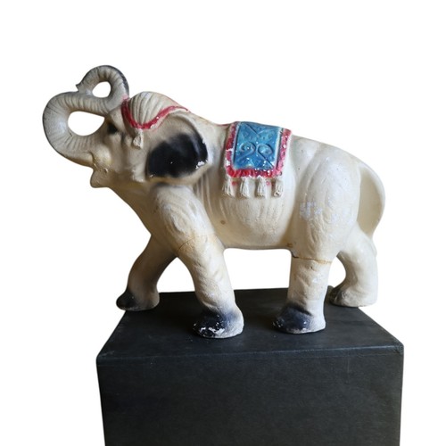 Vintage chalkware elephant - vintage,