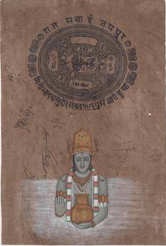 Dhanvantari hindu art handmade - dhanvantari,