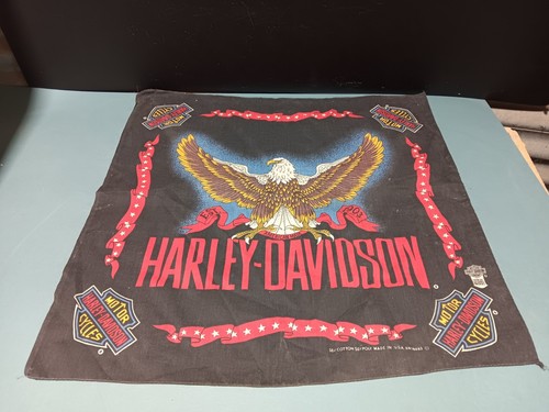 Vtg harley davidson bandana - vtg,