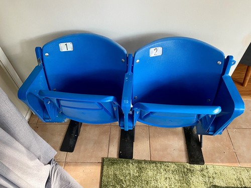 Vintage stadium park seats - vintage,