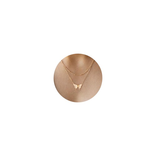 Butterfly necklace for women - for,