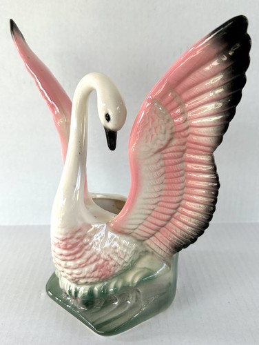 Ceramic pink flamingo - ceramic,