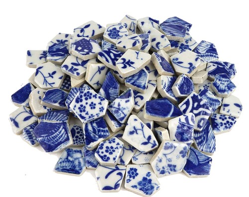 Broken ceramic china tiles - china,