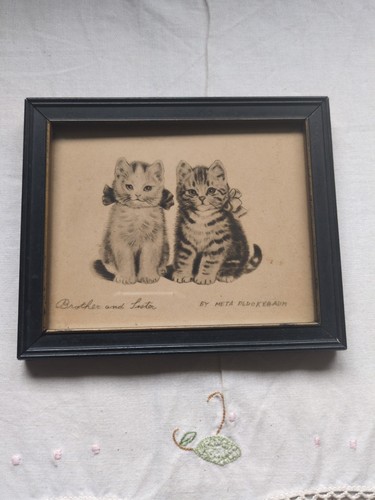 Antique brother and - antique, sister