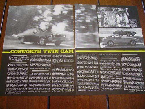 1974 chevrolet cosworth vega - chevrolet,