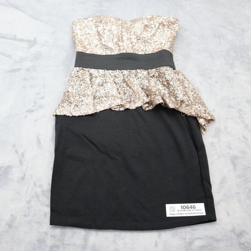 Agaci dress womens small gold - agaci,