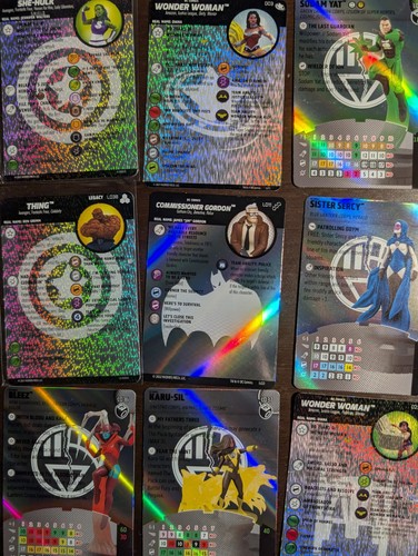 Heroclix legacy card lot x22 - heroclix,