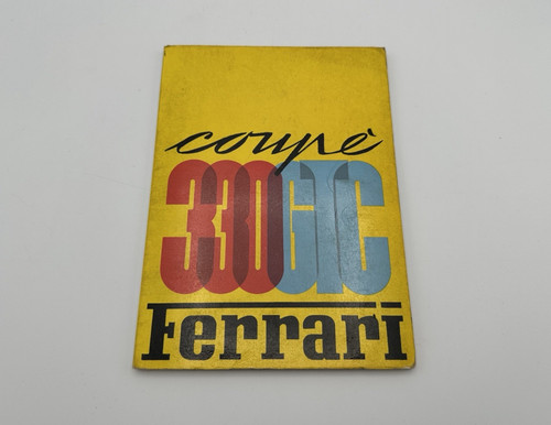 Ferrari 330 gtc - 330, operating