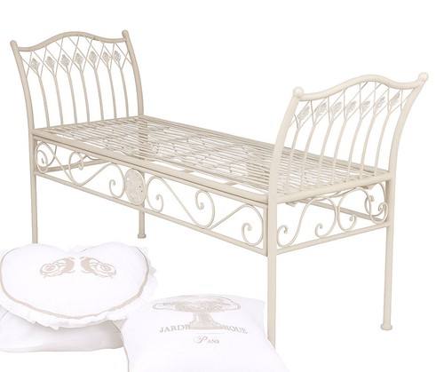 Garden bench shabby chic - garden,
