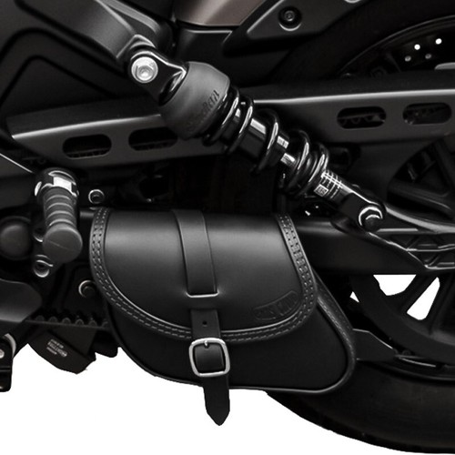Leather saddle bag for - saddle,