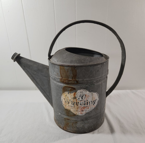 Large vintage galvanized - vintage,