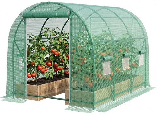12x7x7ft walk greenhouse - 12x7x7ft, in