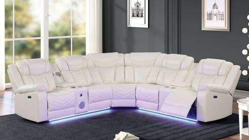Modern recliner sectional sofa - modern,