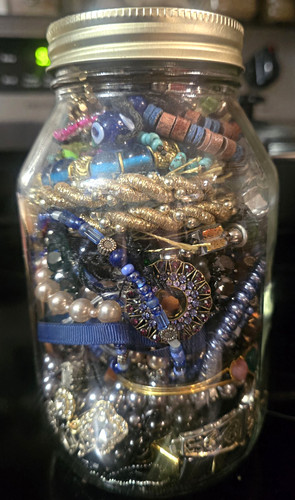 Mystery jewelry jar quart - mystery,
