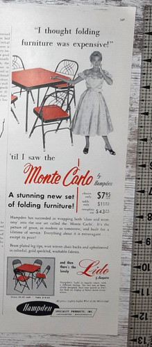 1955 hampden vintage print - print, ad