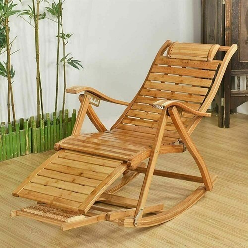 Bamboo rocking chairs sun - bamboo,