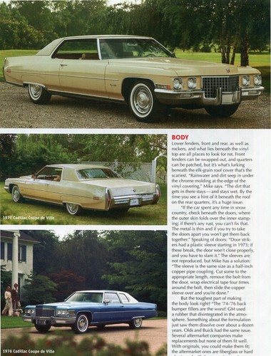 1971 1973 1976 cadillac - 1971-1973-1976,