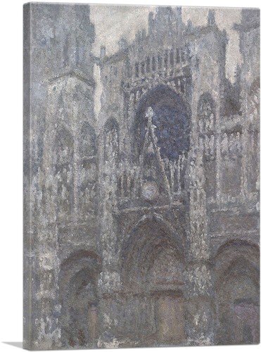 Artcanvas rouen cathedral grey - artcanvas,