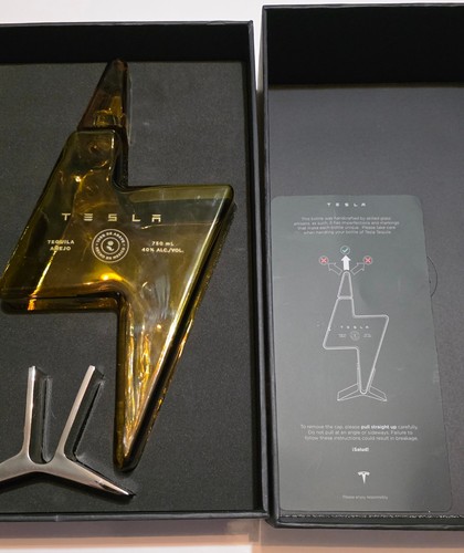 Tesla tequila decanter - tequila,