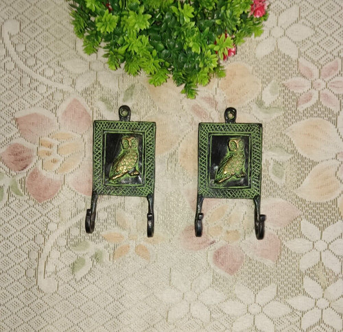 Owl wall hook set - hook,